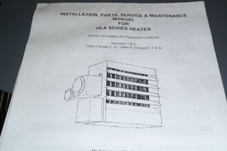 MARKEL HLA12-208-160-3-24 Explosion Proof Heaters | MAVERICK UNLIMITED INC. (6)